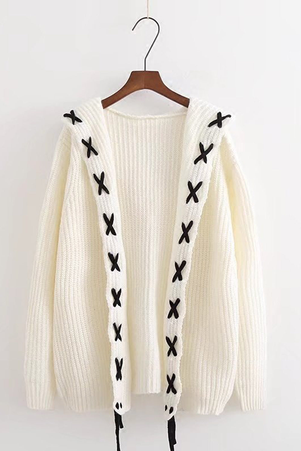 Women Full Sleeve Front Open Warm Knit Casual Winter Cardigan