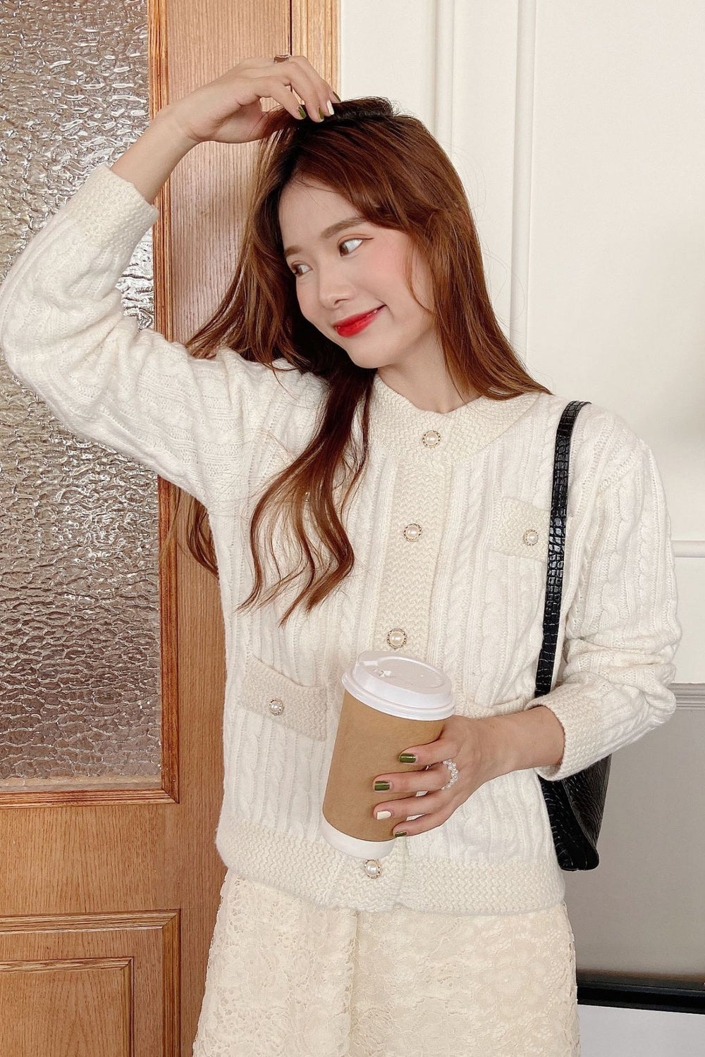 Women Tremendous Long Sleeve Thick Elegant Cardigan