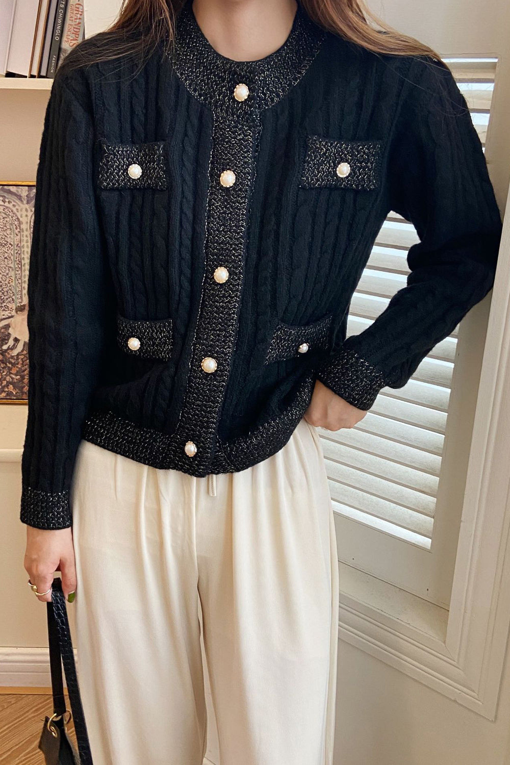 Women Tremendous Long Sleeve Thick Elegant Cardigan