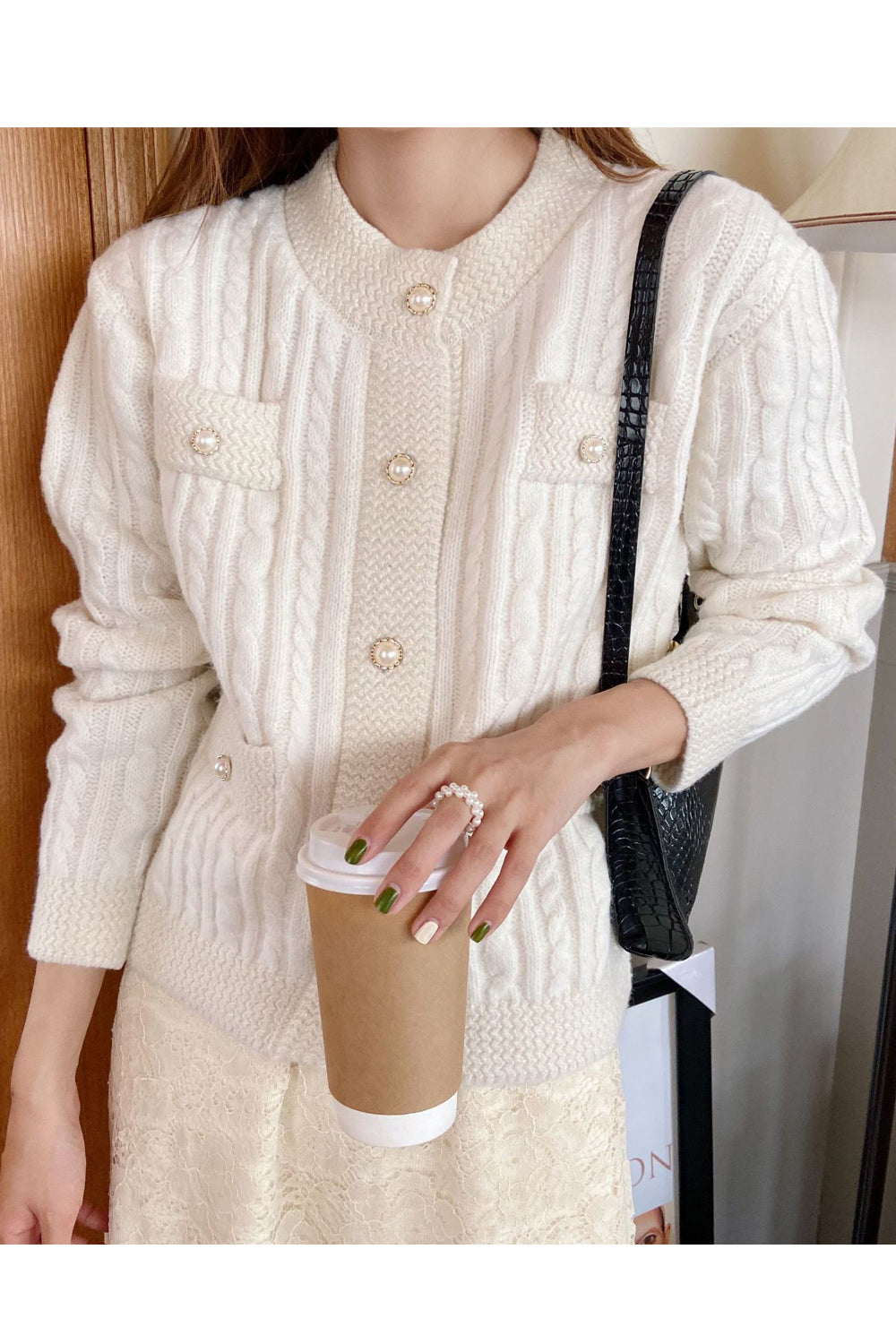 Women Tremendous Long Sleeve Thick Elegant Cardigan