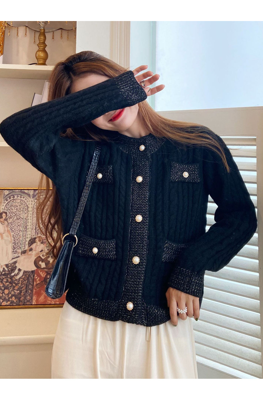 Women Tremendous Long Sleeve Thick Elegant Cardigan