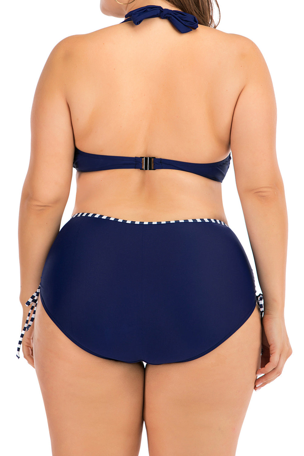 Women Two Piece Printed Pattern High Waist Modern Beach Swimwear Set