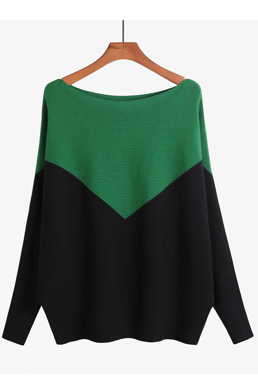 Women Contrast Colored Long Sleeve Warm Sweatshirt