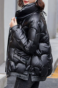 Women Stylish Hooded Neck Comfortable Long Sleeve Winter Padded Jacket
