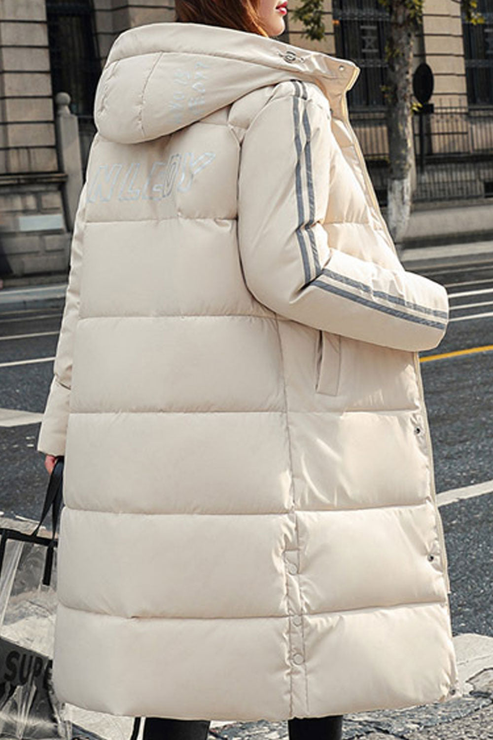 Women Comfortable Solid Colored Windproof Stylish Padded Jacket