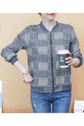 Women Zipper Closure Regular Fit Stylish Jacket
