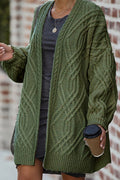 Women Pretty Solid Pattern Thick Breathable Cozy Cardigan