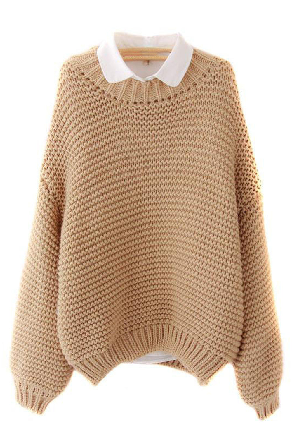 Women Classic Hollow Mesh Solid Color Windbreaker Sweater