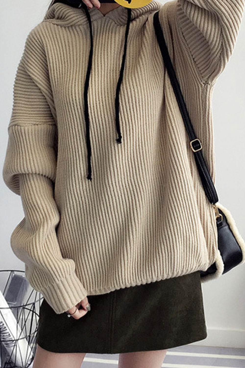 Women Solid Colored Pattern Comfy Long Sleeve Soft Hoodie