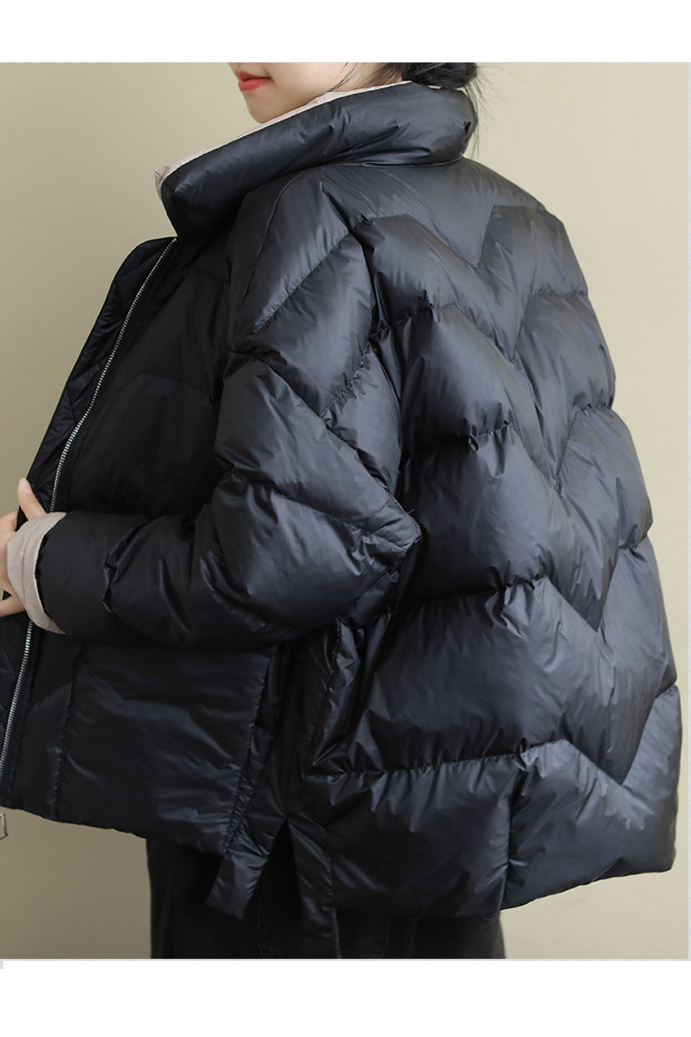 Women Loose Fit Cotton Padded Winter Elegant Jacket