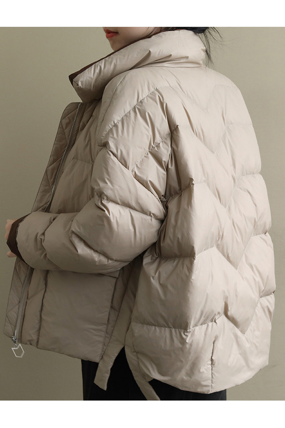 Women Loose Fit Cotton Padded Winter Elegant Jacket