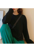 Women Drawstring Hooded Long Sleeve Thick Cozy Sweater