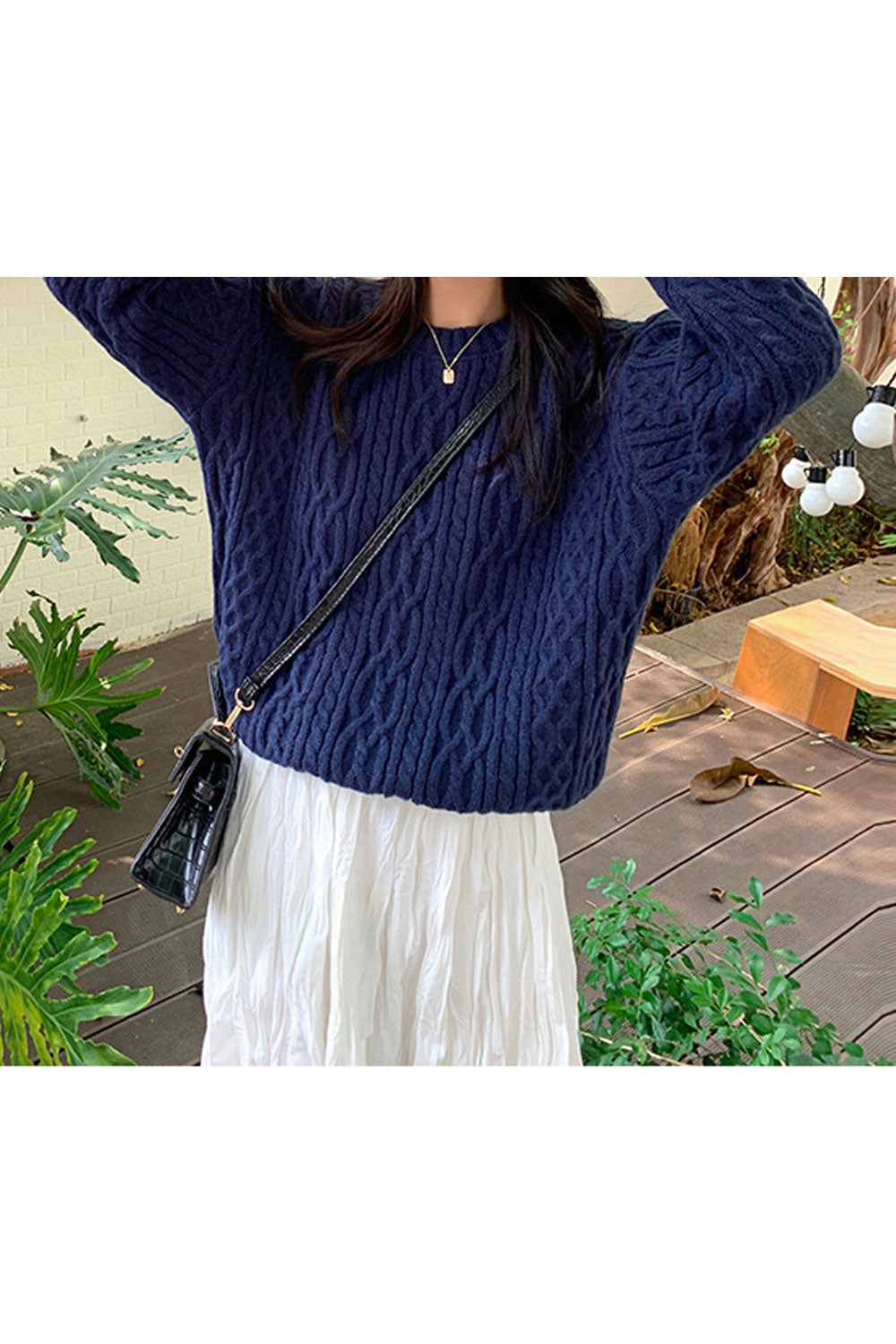 Women Knitted Loose Thick Winter & Autumn Solid Pattern Long Sleeve Wonderful Sweater