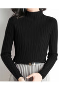 Women Slim Fit Turtle Neck Long Sleeve Pullover Winter Casual Sweater