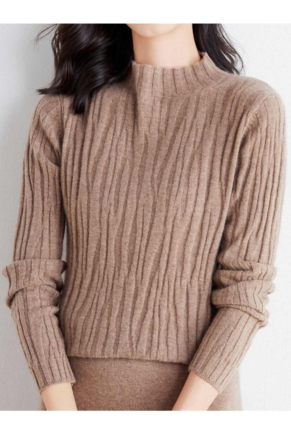 Women Slim Fit Turtle Neck Long Sleeve Pullover Winter Casual Sweater