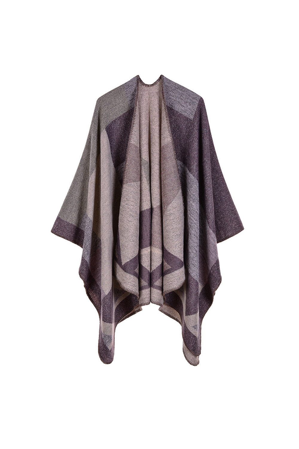 Women Outstanding Geometry Pattern Warm Cashmere Winter Fashion Shawl