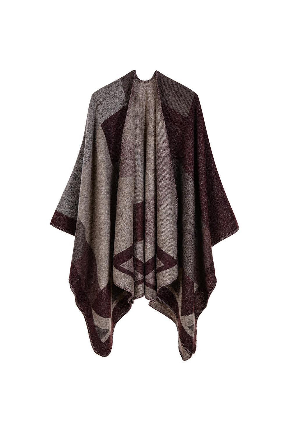 Women Outstanding Geometry Pattern Warm Cashmere Winter Fashion Shawl