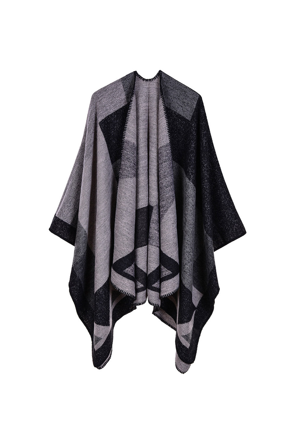 Women Outstanding Geometry Pattern Warm Cashmere Winter Fashion Shawl