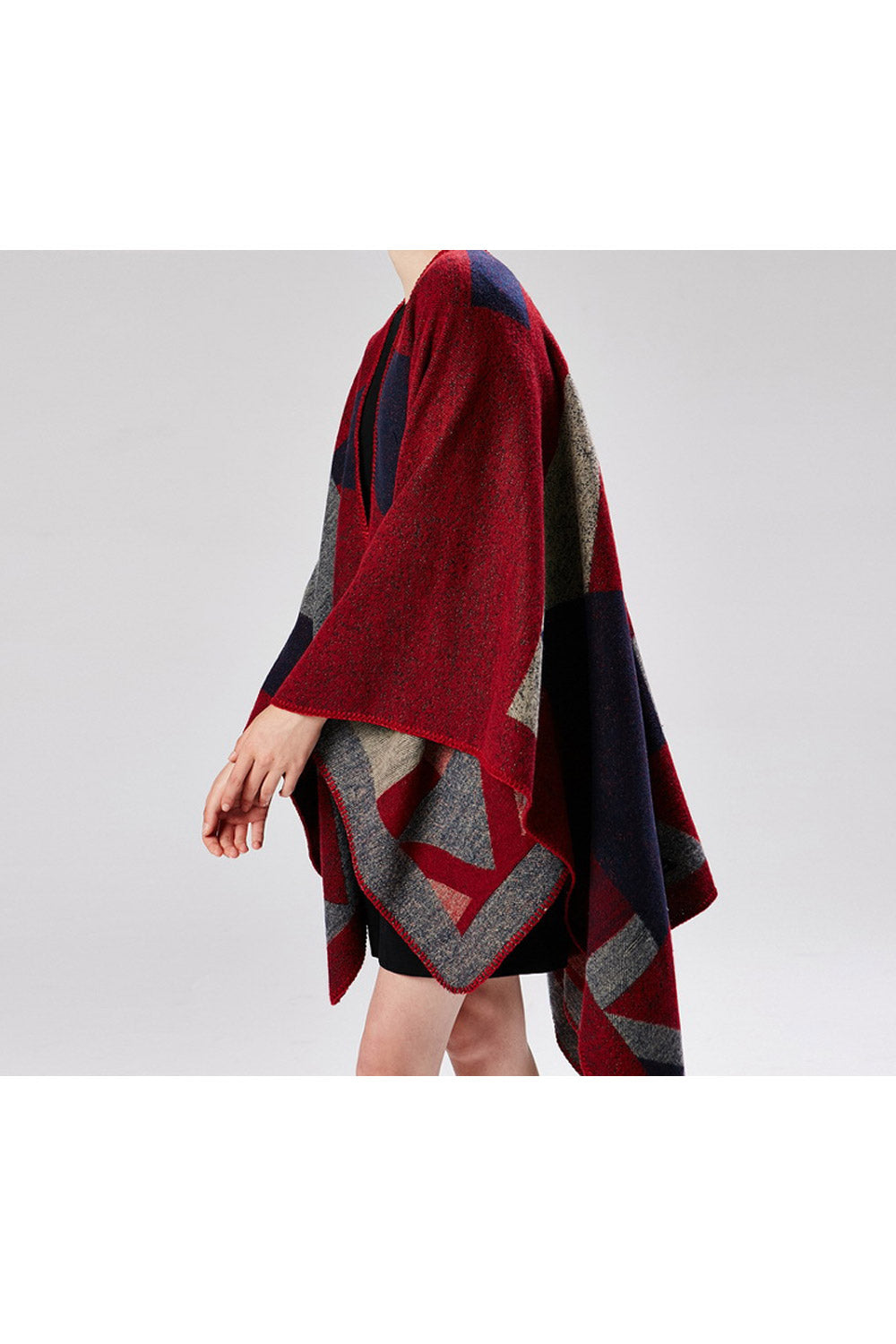 Women Outstanding Geometry Pattern Warm Cashmere Winter Fashion Shawl