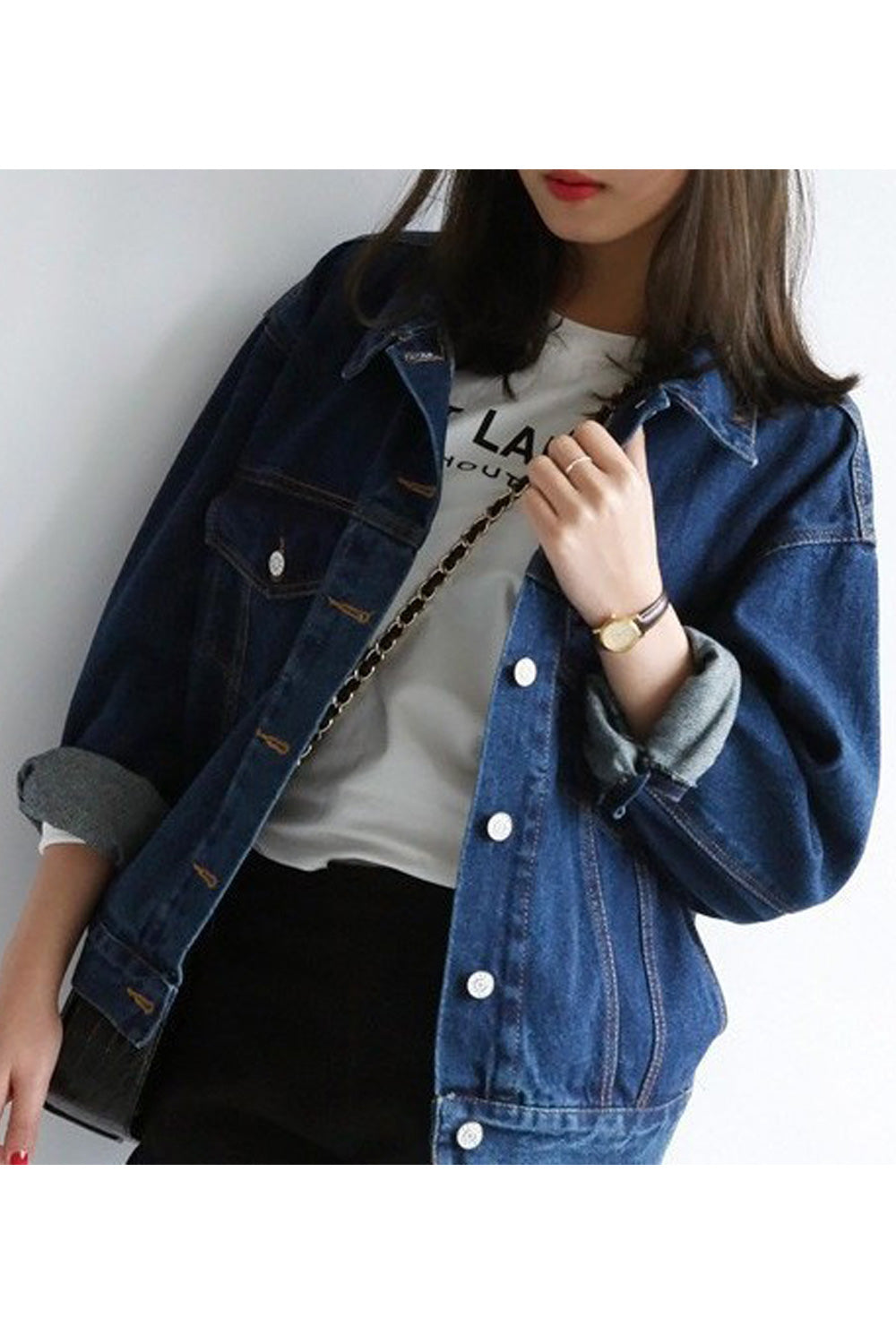 Women Splendid Warm Wind Proof Pocket Styled Modern Denim Jacket