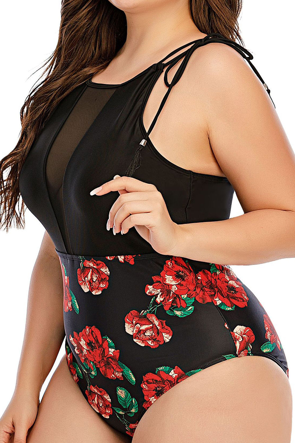 Women One Piece Tremendous Flower Printed Classy Swimwear