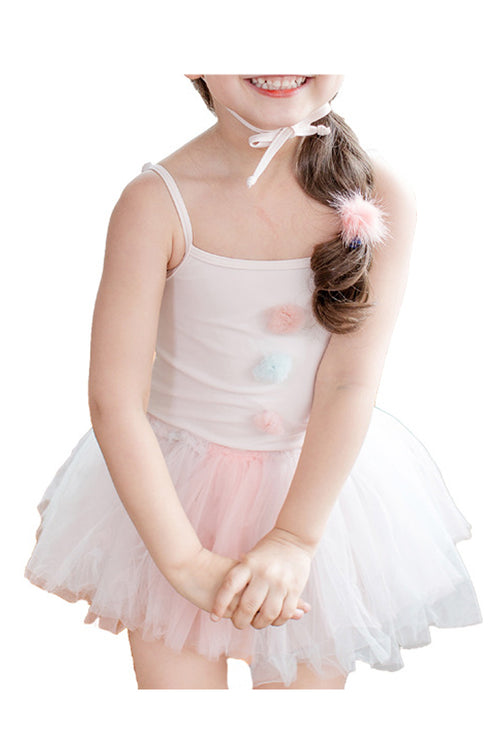 Baby Girls Tiny Flower Decorated Adjustable Ruffled Bottom Swimsuit
