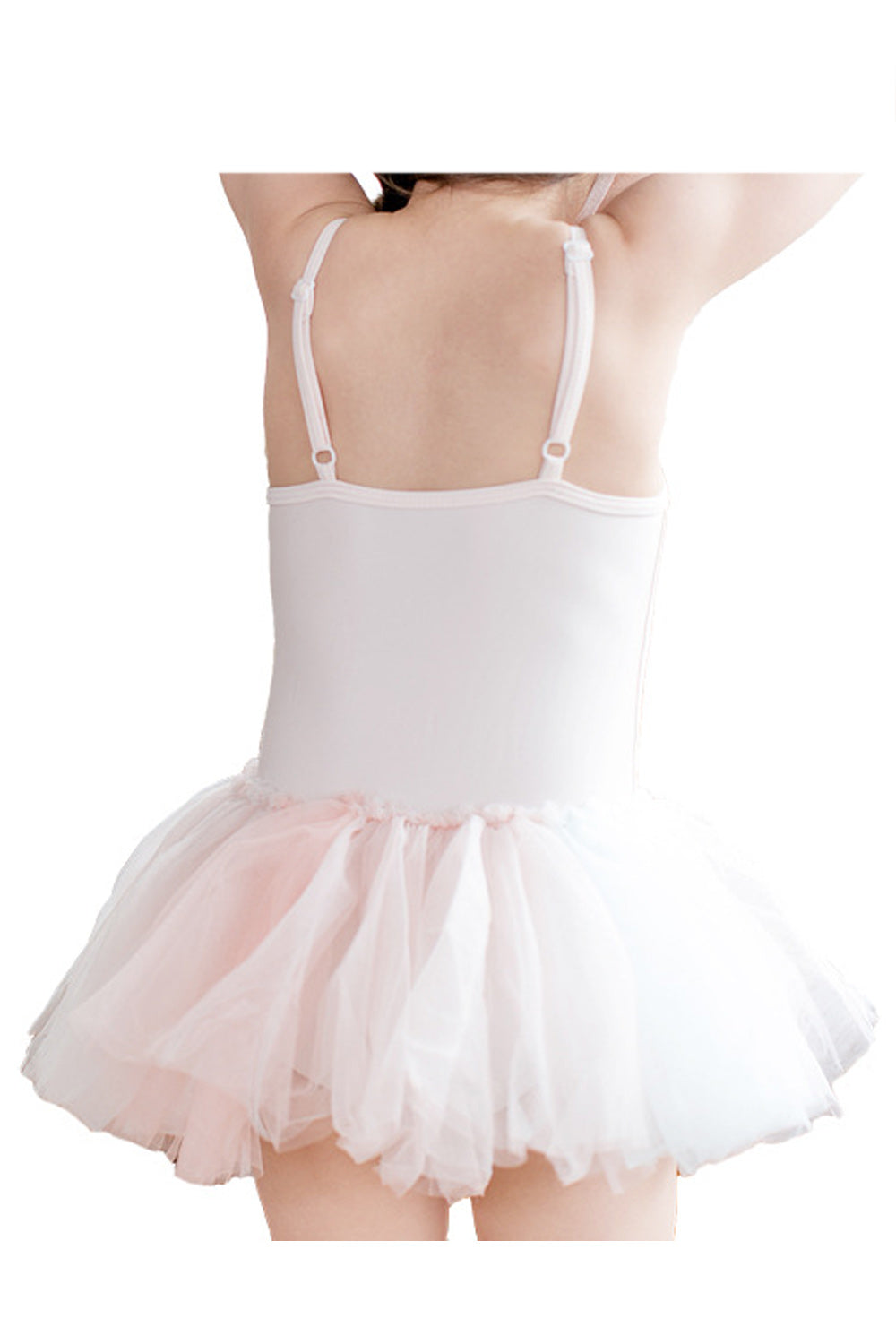 Baby Girls Tiny Flower Decorated Adjustable Ruffled Bottom Swimsuit