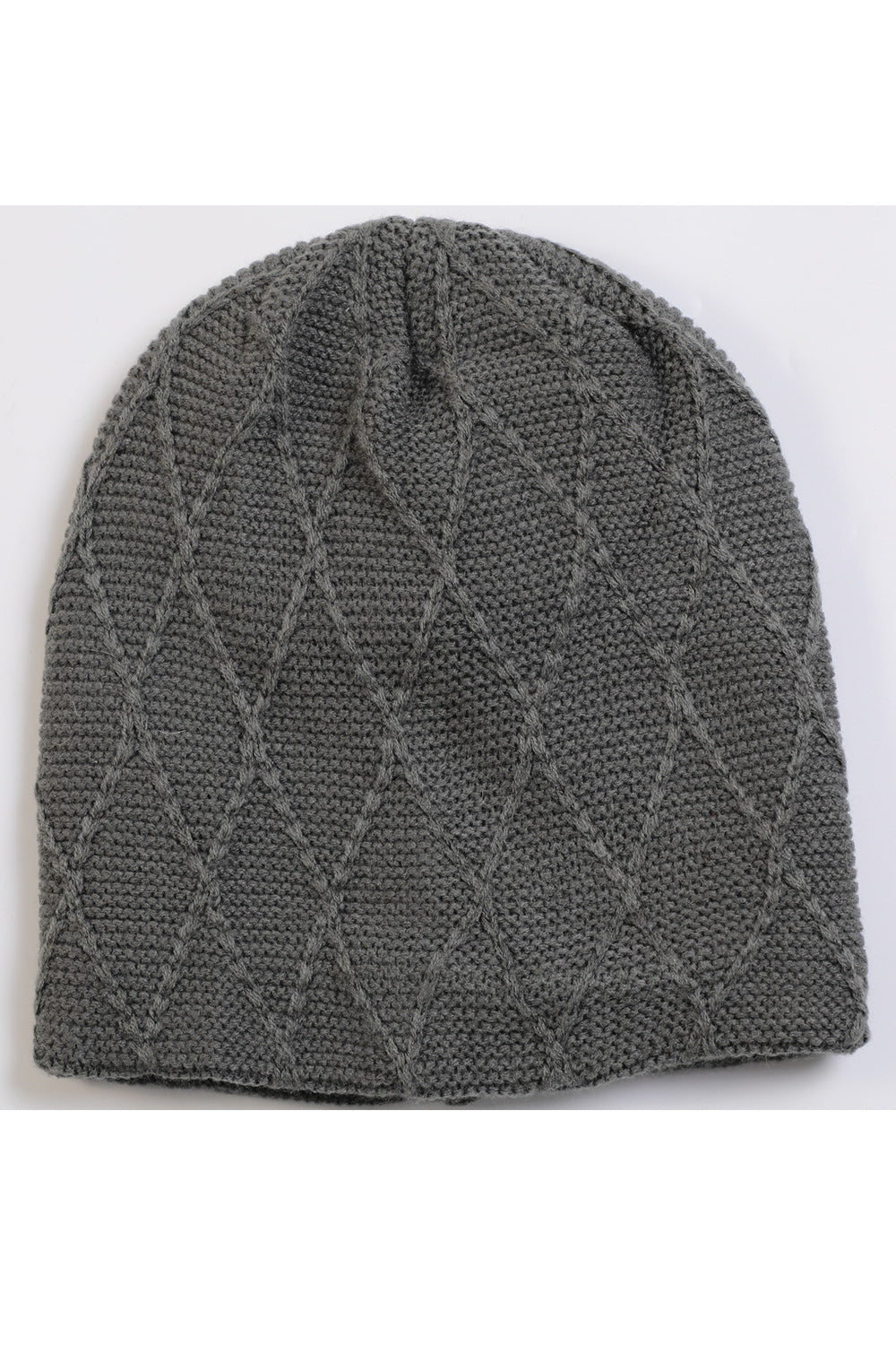 Women Convenient Solid Colored Thick Breathable Knitted Hat