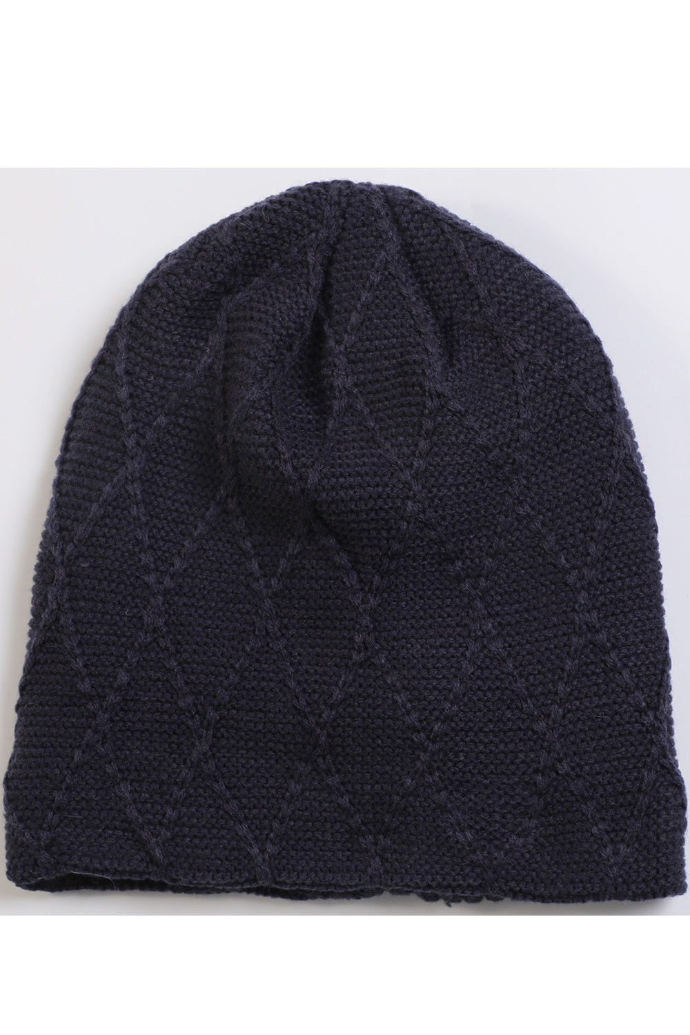 Women Convenient Solid Colored Thick Breathable Knitted Hat