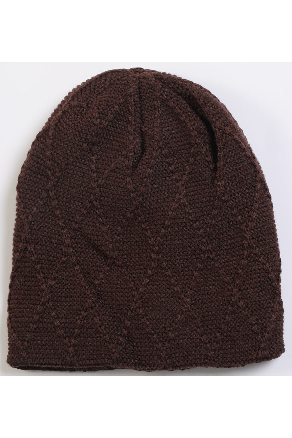 Women Convenient Solid Colored Thick Breathable Knitted Hat