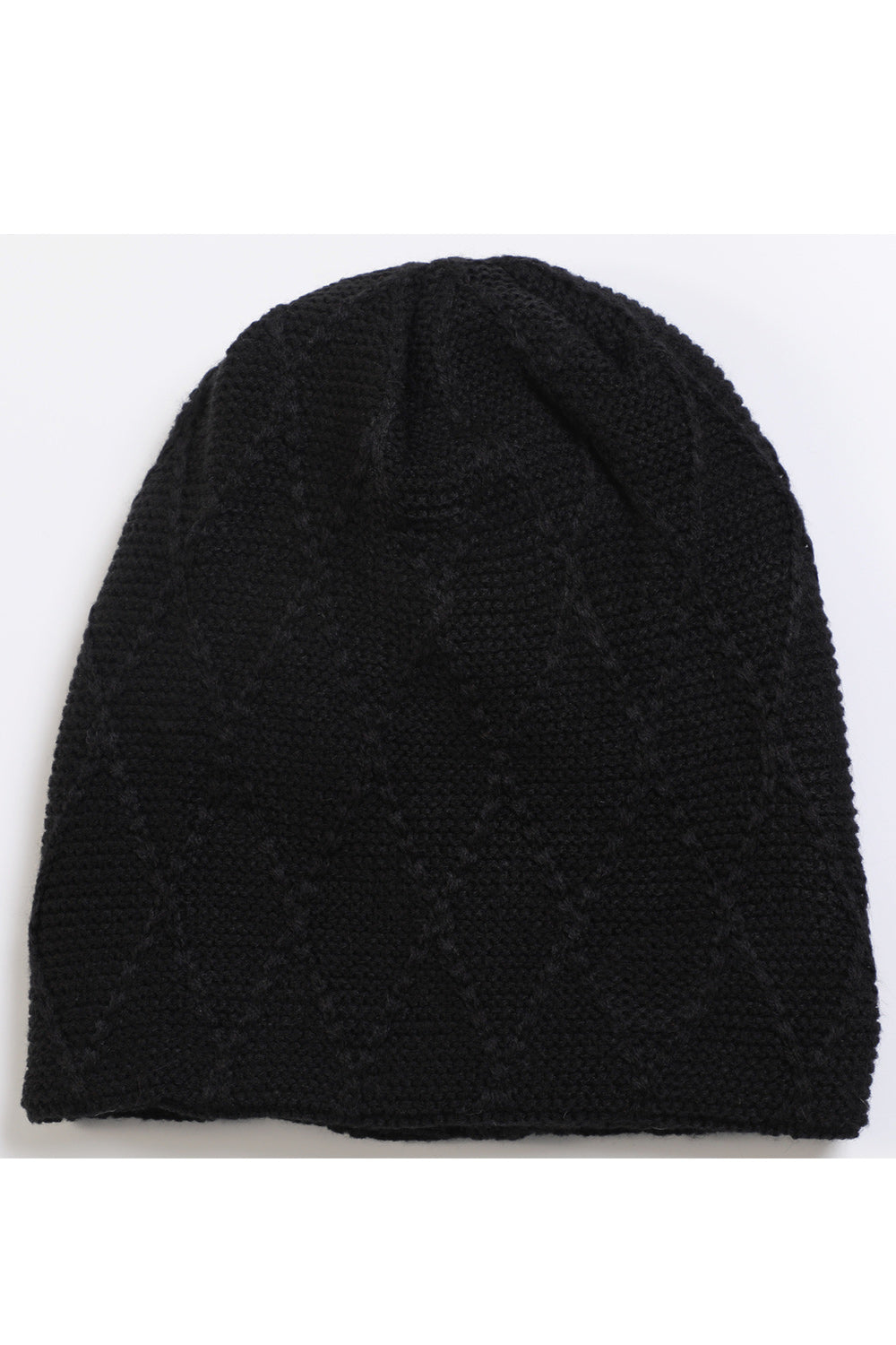 Women Convenient Solid Colored Thick Breathable Knitted Hat