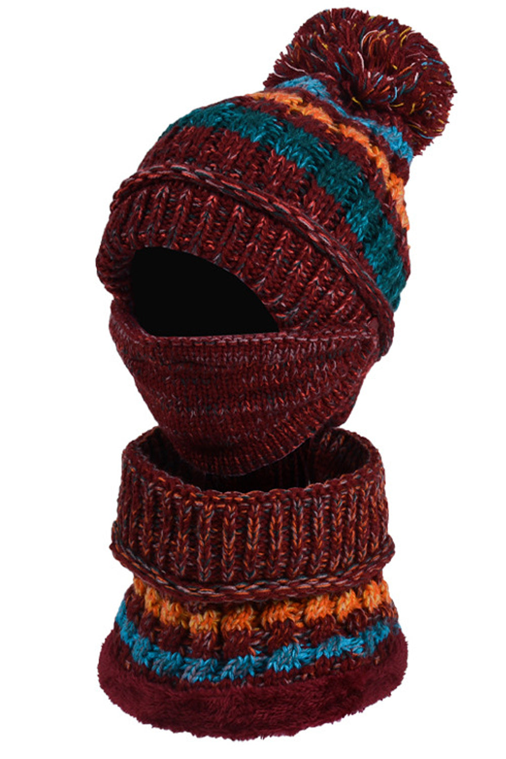 Women Solid Pattern Thick Classy Knitted Hat