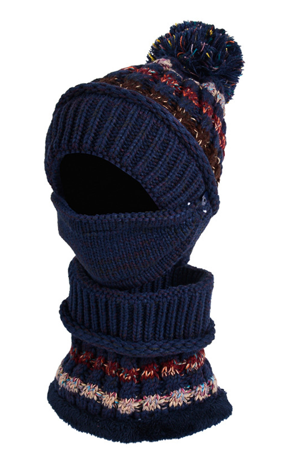 Women Solid Pattern Thick Classy Knitted Hat