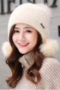Women Pretty Solid Colored Convenient Warm Knitted Hat