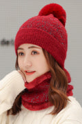Women Elegant Styled Warm Hair Ball Soft Breathable Knitted Hat