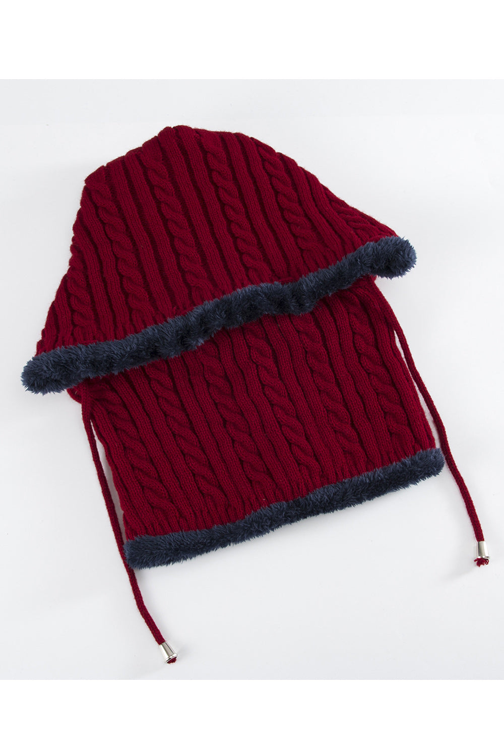 Women Comfortable Winter Season Solid Pattern Thick Knitted Hat