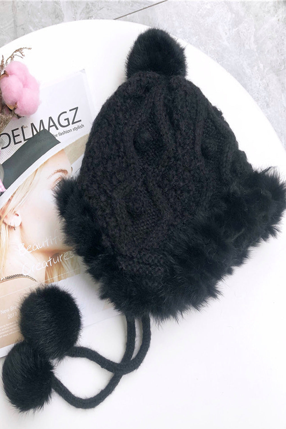 Women Comfortable Winter Season Breathable Lovely Knitted Hat