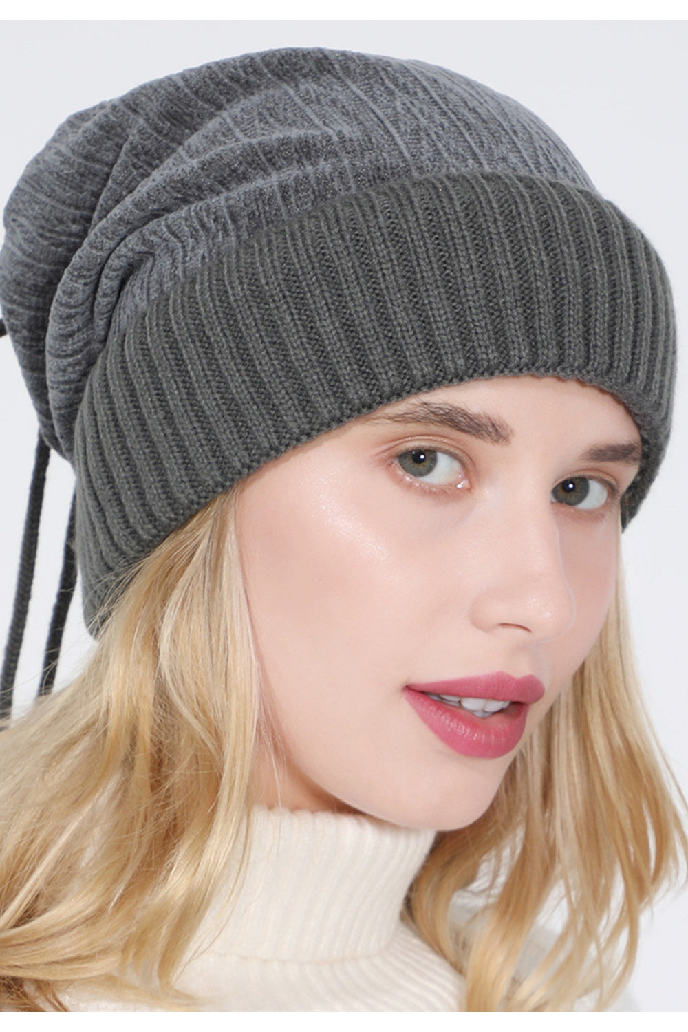 Women Cozy Amazing Simple Solid Pattern Magnificent Knitted Hat