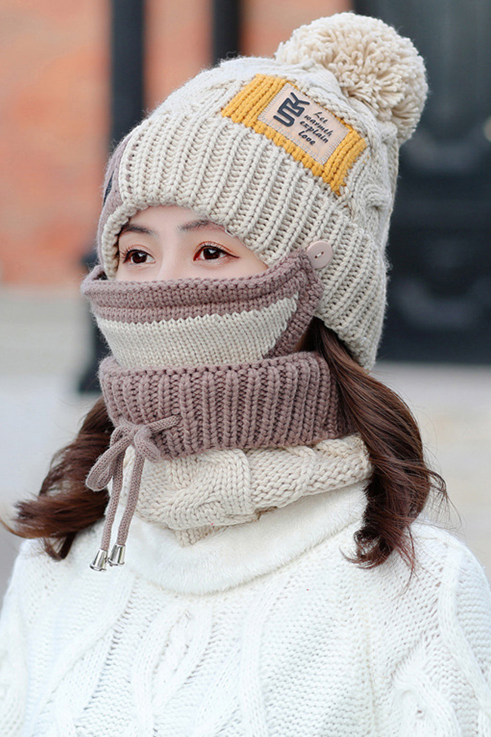 Women Trendy Solid Colored Magnificent Knitted Hat