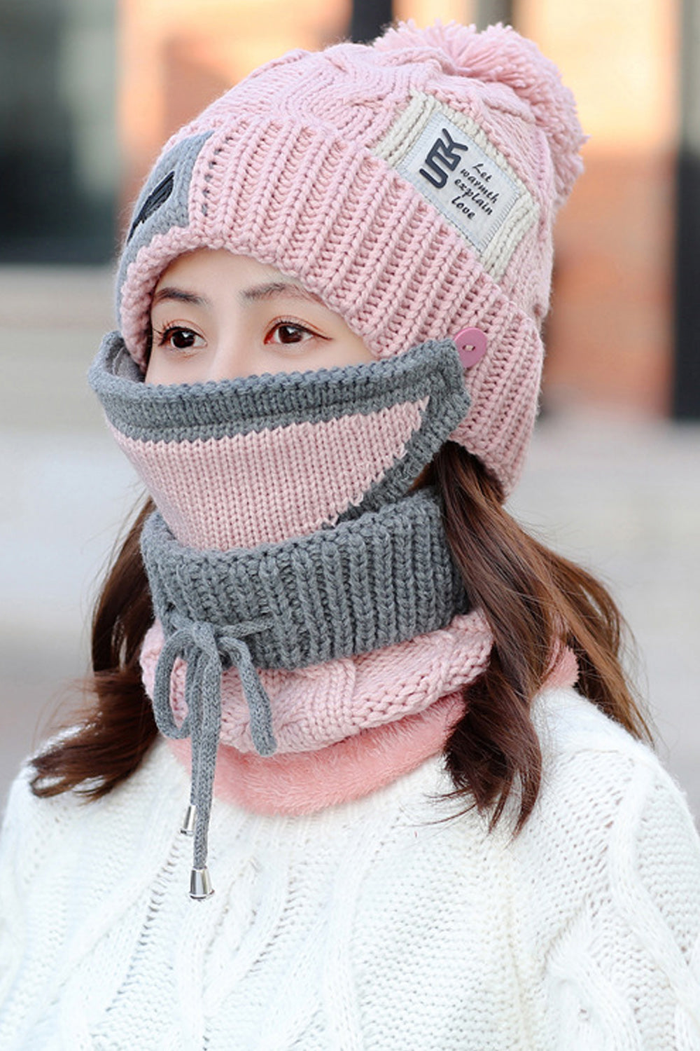 Women Trendy Solid Colored Magnificent Knitted Hat