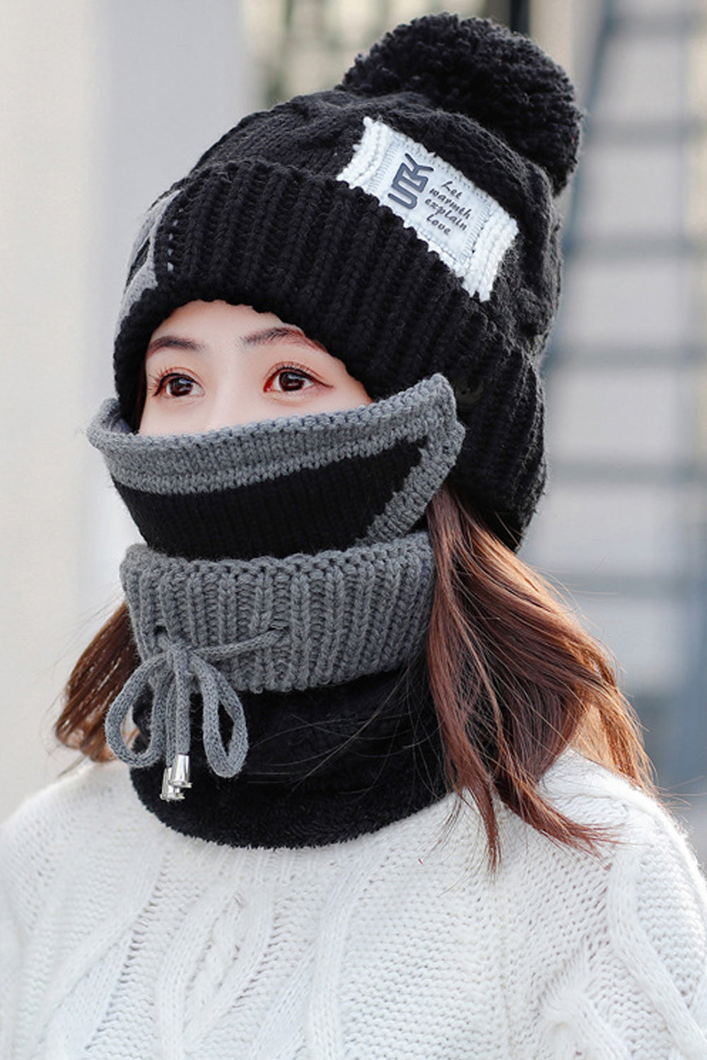 Women Trendy Solid Colored Magnificent Knitted Hat