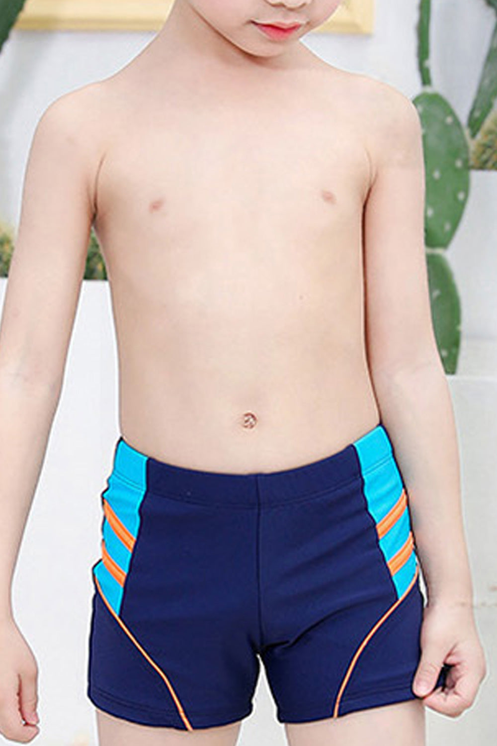 Kids Boys Thin Swimming Solid Colored Lovely Tremendous Beach Swimwear Shorts