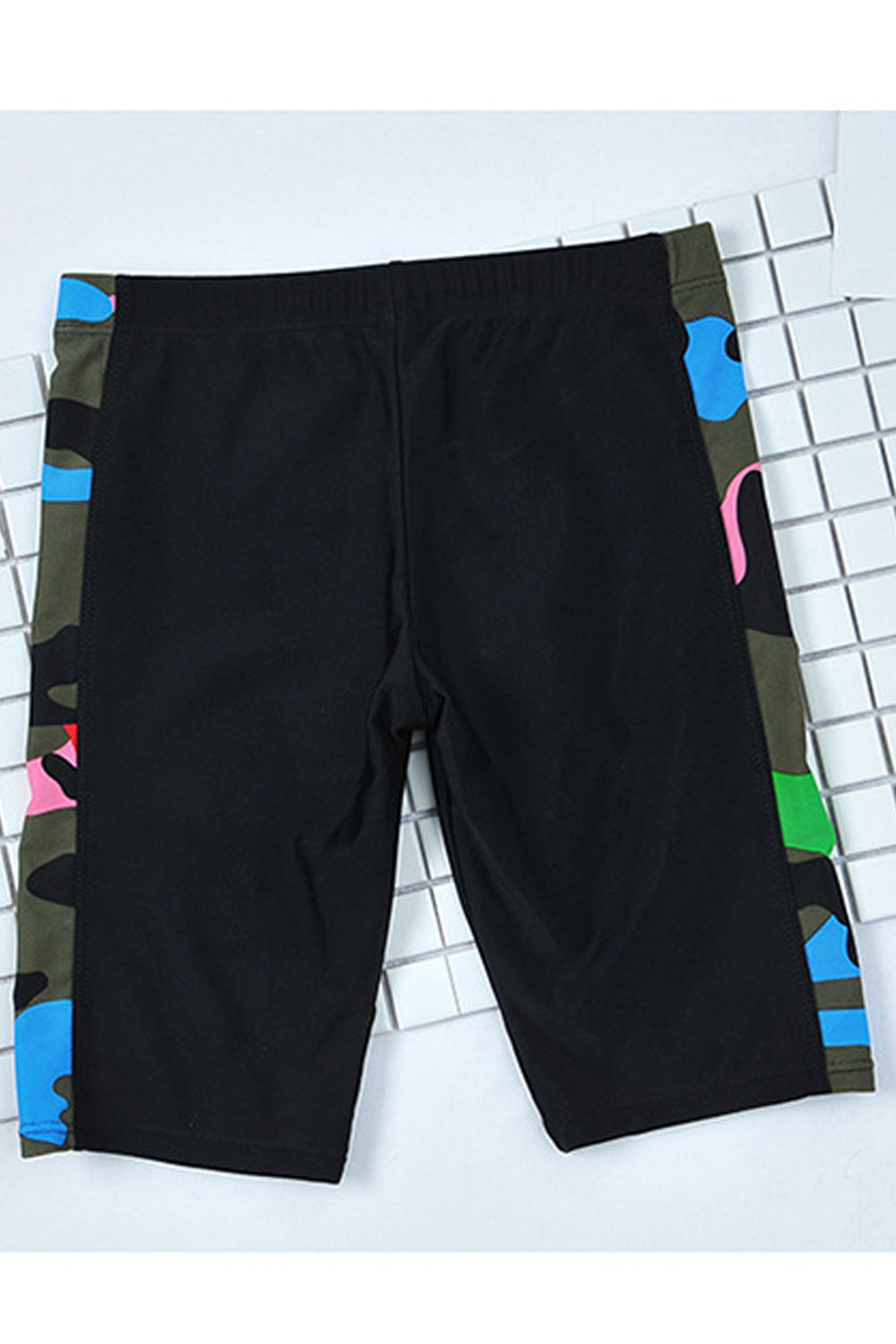 Kids Boys Slim Fit Convenient Camouflage Pattern Classy Swimwear Short