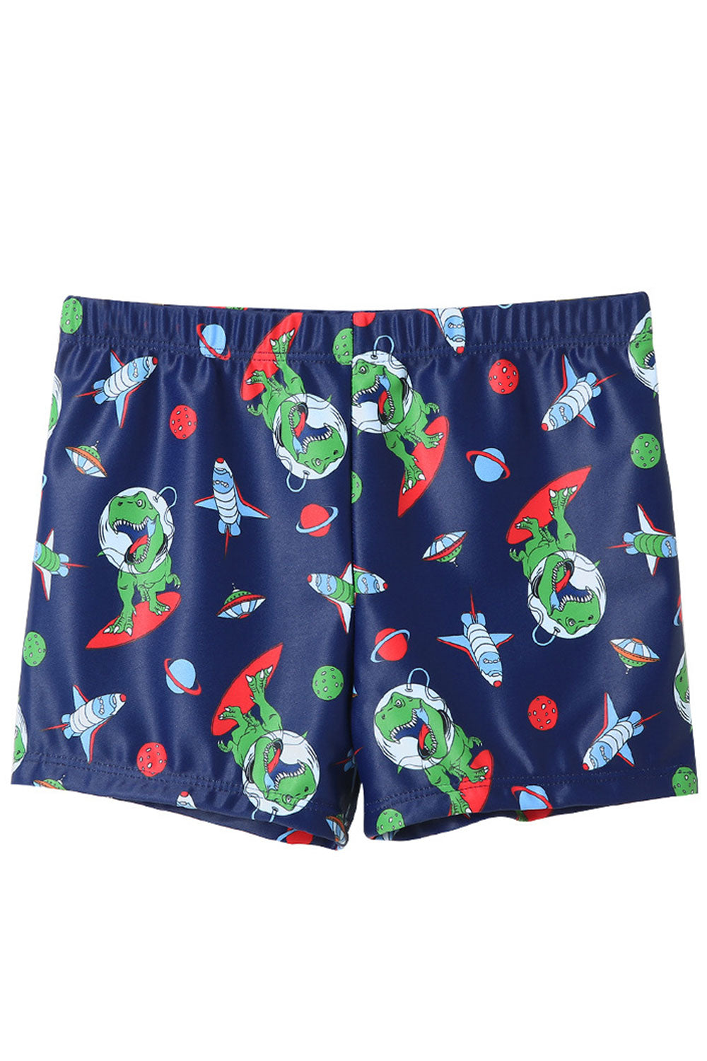 Kids Boys Splendid Cartoon Printed Elasticated Waistband Summer Swimwear Short