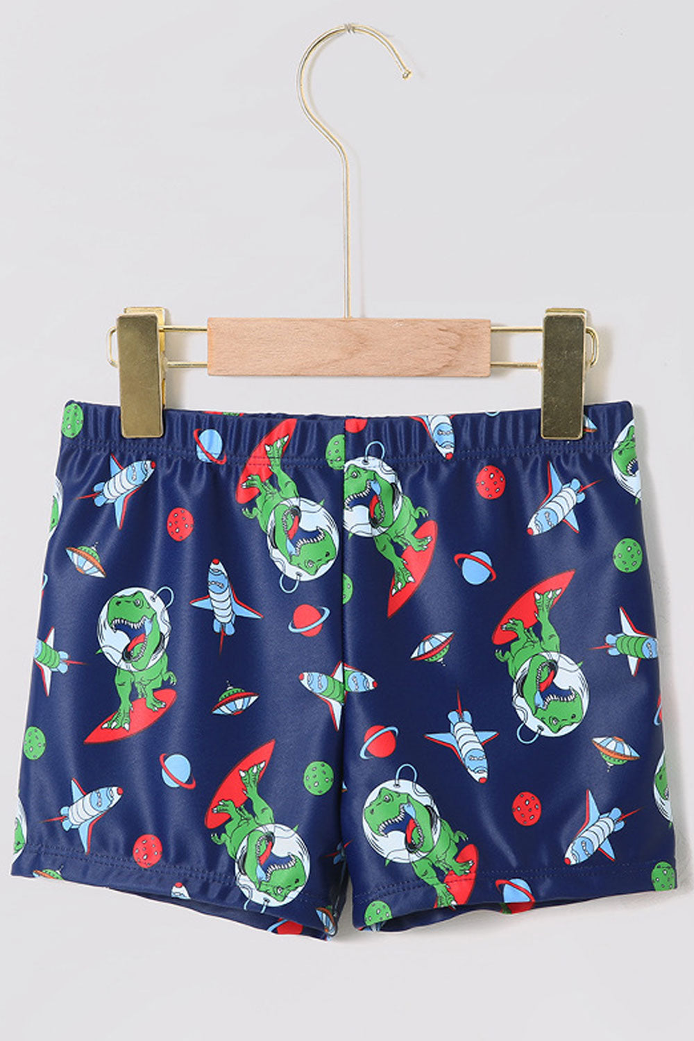 Kids Boys Splendid Cartoon Printed Elasticated Waistband Summer Swimwear Short