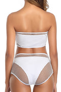 Women Cool Off-Neck Solid Colored Two Piece ZBSWimwear