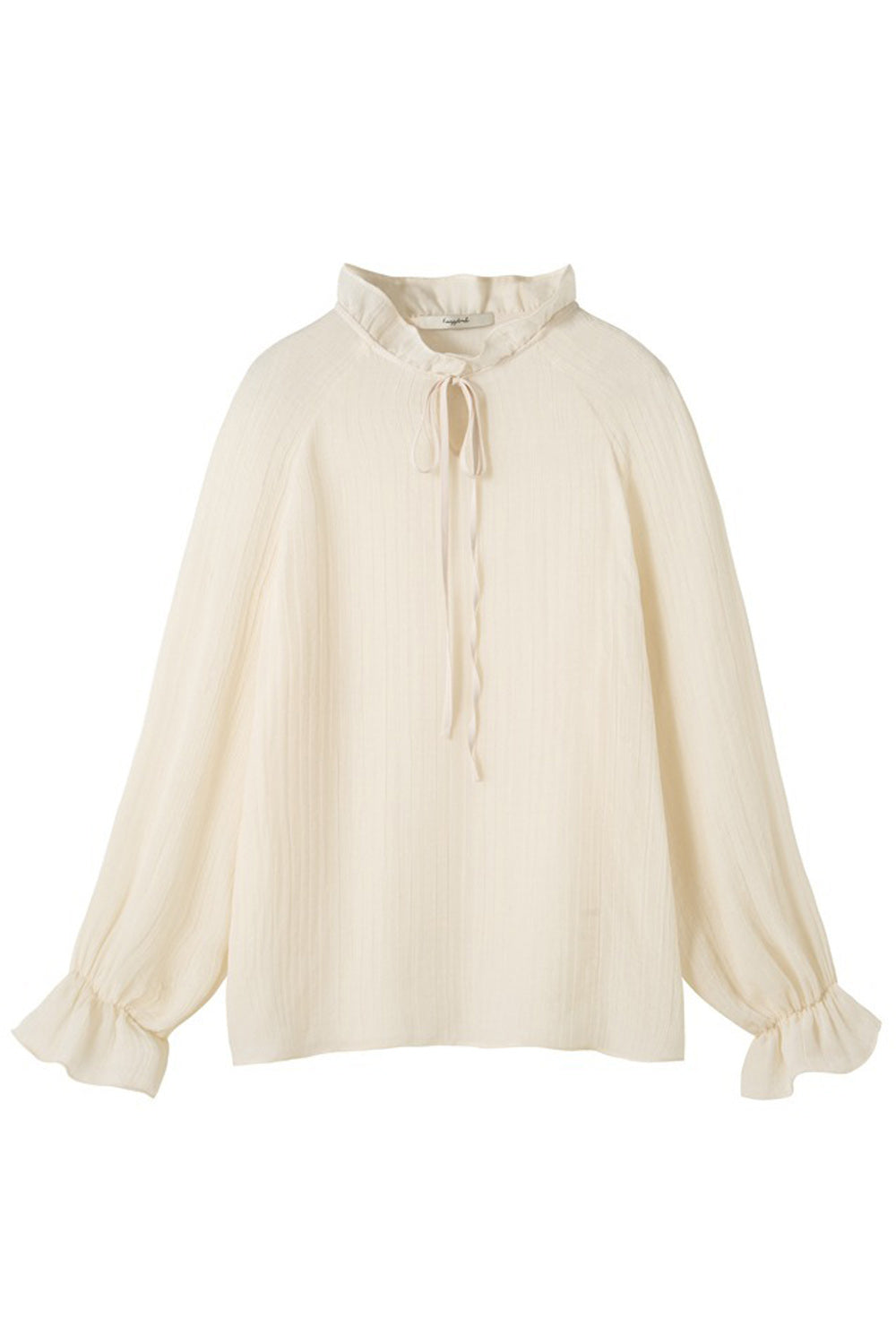 Women Thin Long Sleeve Lovely Solid Colored Loose Chiffon Top