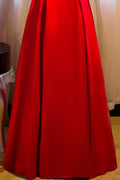 Women Off Shoulder Sleeve Beautiful Solid Colored Long Length Summer Slim Waist Wedding Dress