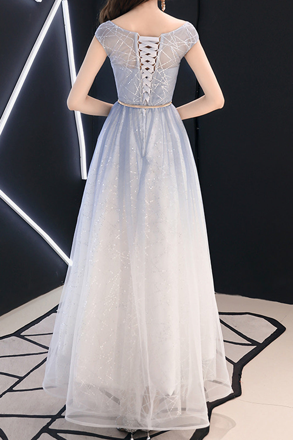 Women Sleeveless Style Thin Breathable Classy Evening Dress