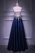 Women Pleated Pattern Round Neck Sleeveless Style Soft Evening Dress
